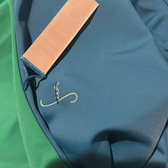 NWOT Seea Sano Cool Green blue one piece boy short surf swimsuit - Picture 13 of 13